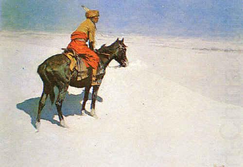 Frederick Remington The Scout : Friends or Enemies china oil painting image